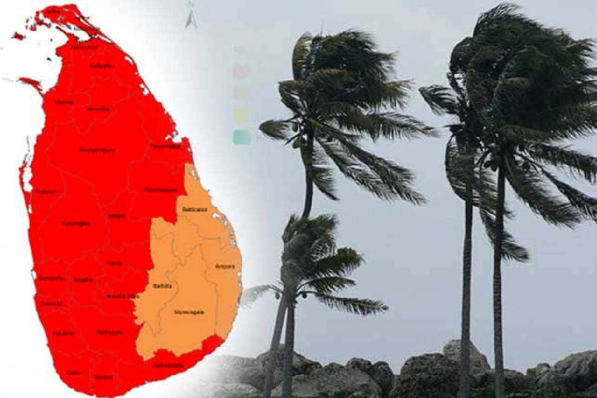 வானிலை துறை பல மாவட்டங்களுக்கு காற்று எச்சரிக்கை வெளியிட்டது