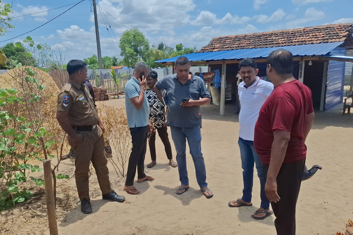 பட்டிக்களோடு குடியிருப்பு பகுதியில் சக்திவாய்ந்த மோட்டார் சுற்று கண்டுபிடிக்கப்பட்டது