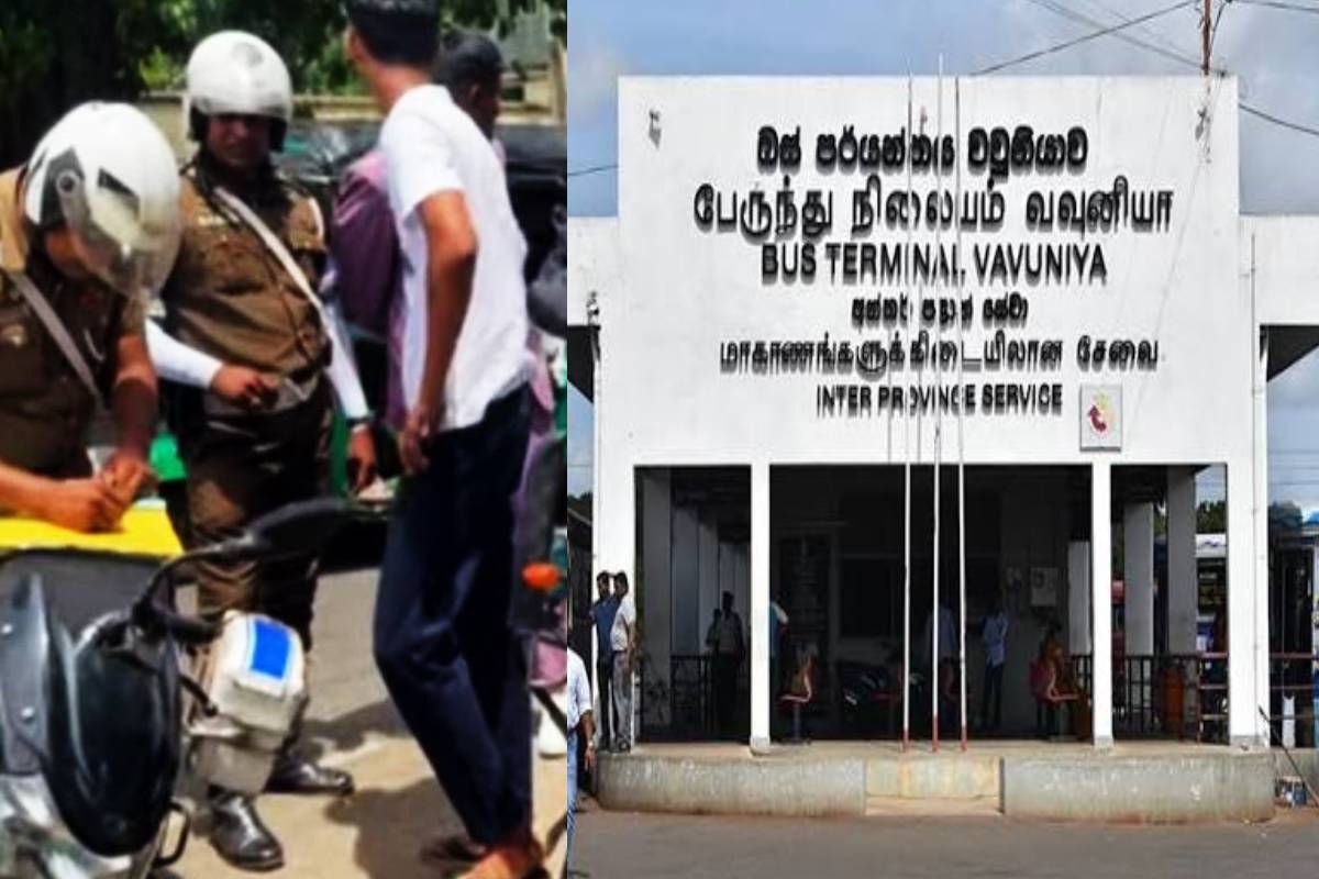 வவுனியாவில் அனுமதிப்பத்திரமின்றி சேவையில் ஈடுபட்ட சொகுசு பேருந்துகள் கைப்பற்றல்