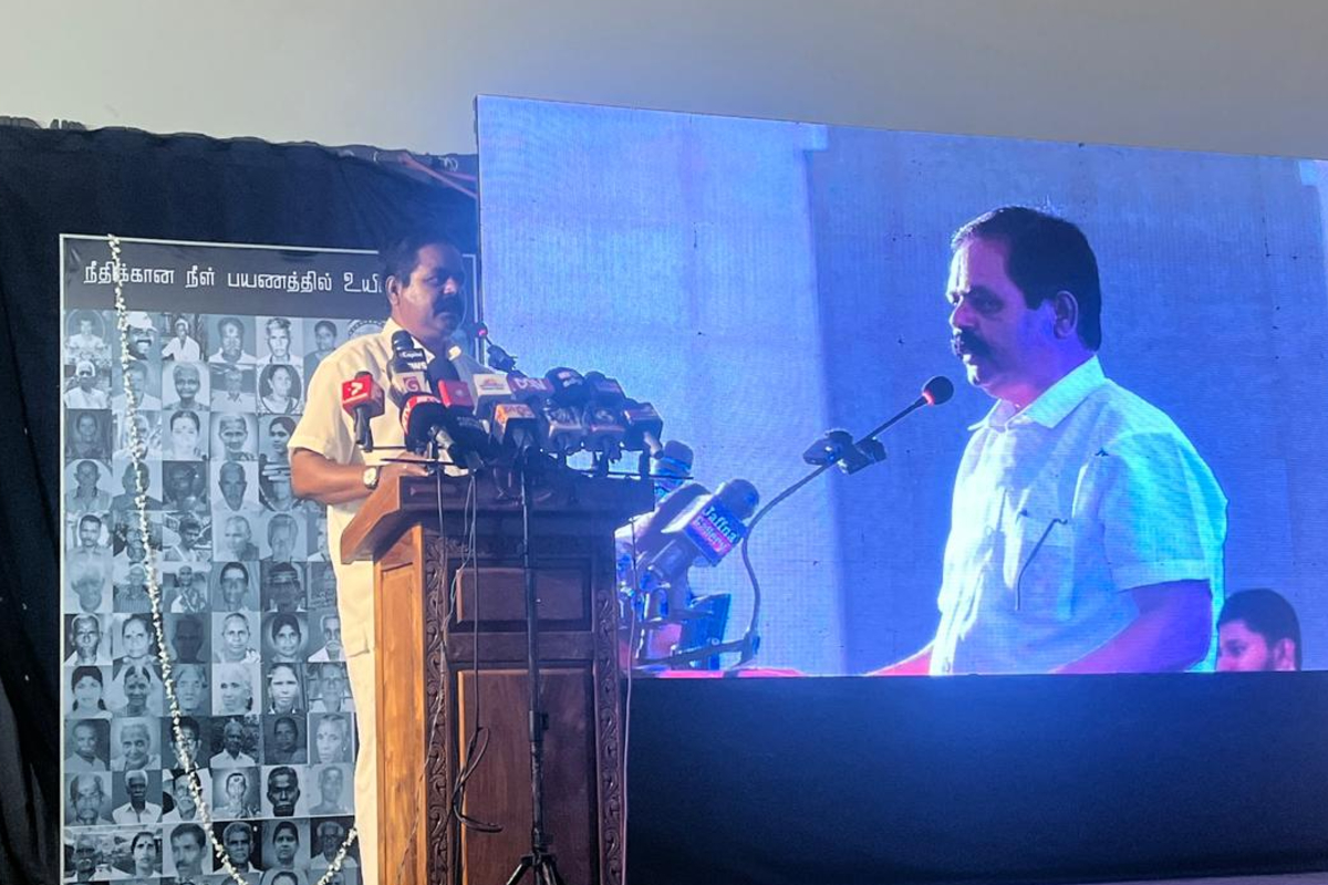 இலங்கை தமிழ் எம்பி கட்டாய மறைவுகளுக்கு சர்வதேச நீதியை கோரியுள்ளார்