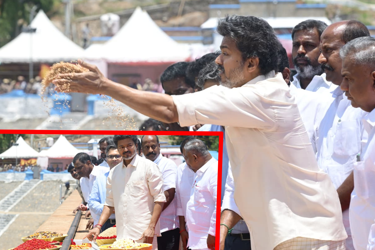 தமிழ்நாடு முதல்வர் விஜய் மெட்டூர் அணையின் நீர்வாசல்களை டெல்டா பகுதி நீர்ப்பாசனத்திற்கு திறந்தார்