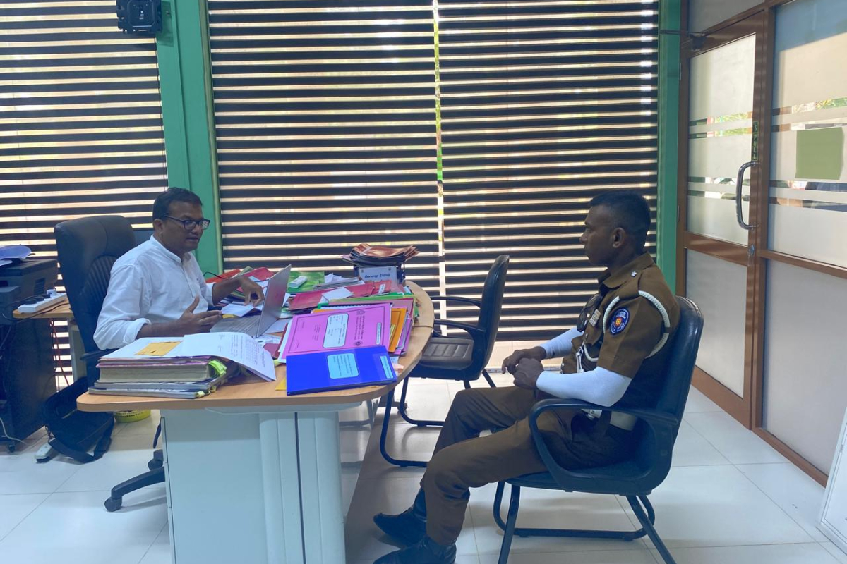 நீதியின் ஓலம் போராட்டத்திற்கு அனுமதியளித்த வலி கிழக்கு தவிசாளரிடம் பொலிஸ் தரப்பு விளக்கம்