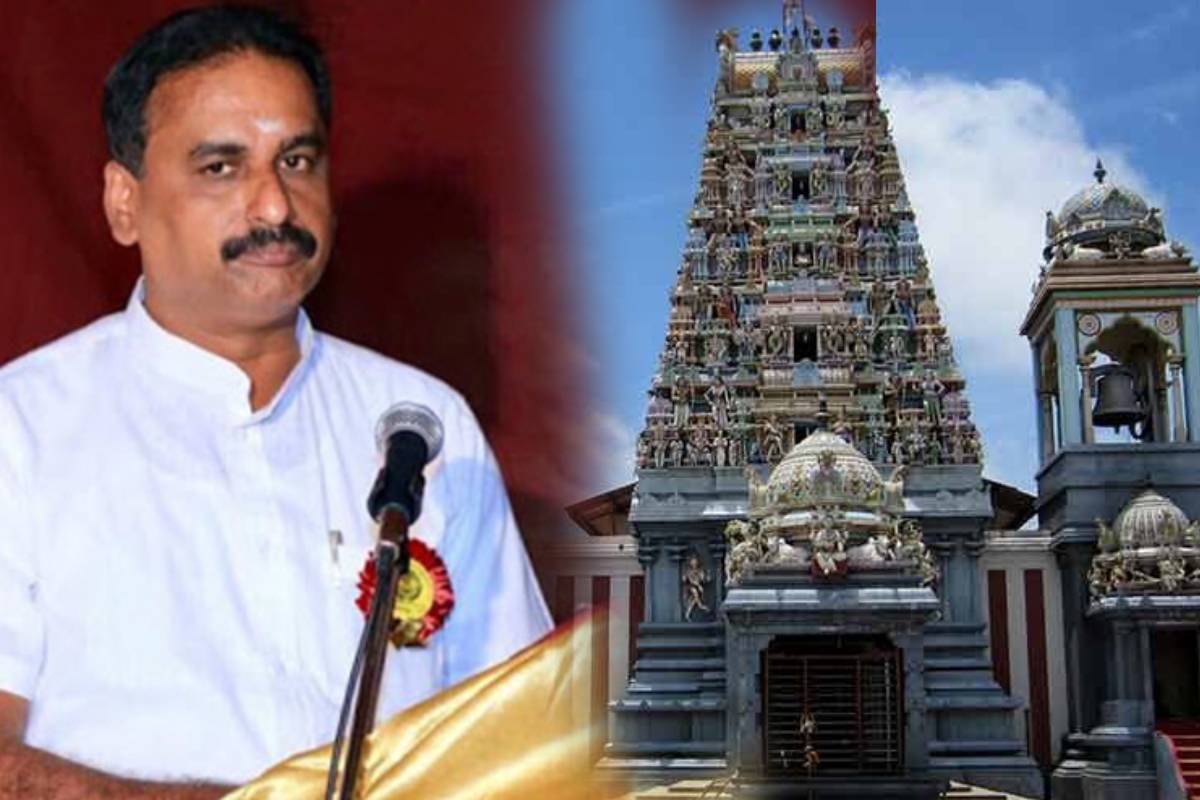 தொல்லியல் திணைக்களம் மன்னாரில் வரலாற்று ஹிந்து கோயிலில் பலகை வைத்தது