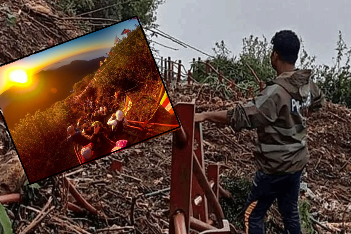 நிலச்சரிவு சிவனொளிபாத மலை朝礼யாత்திரா பாதையை மூடியது