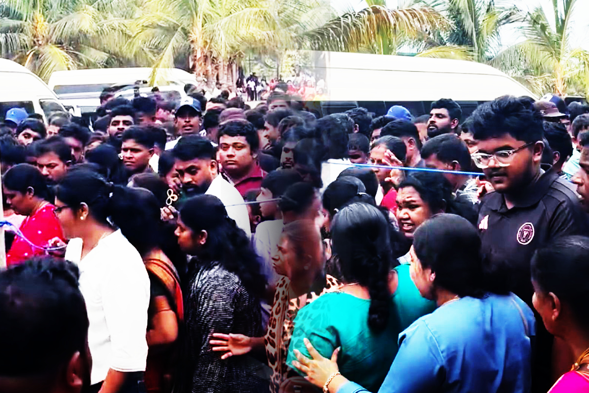 கிளிநොච்චിയில் உணவு விழா கூட்டத்தினால் சிறிய அளவில் நிறுத்தப்பட்டது