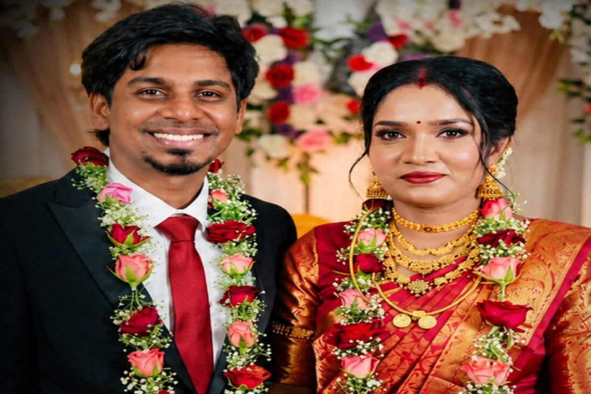 சரிகம்பா இறுதிச்சுற்று வீரர் சபேசன் விழாவில் திருமணம் செய்துகொண்டார்