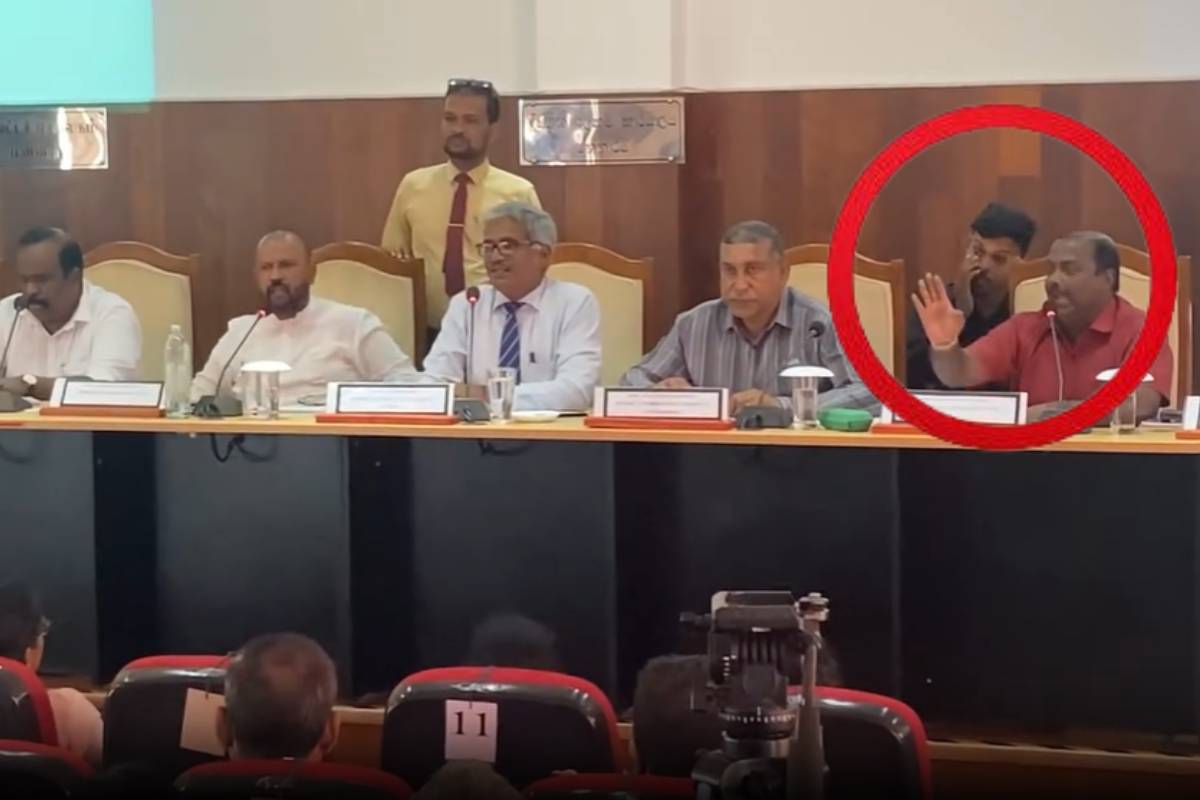 மன்னார் மாவட்ட கூட்டத்தில் மின்சாரத் துண்டிப்பு குறித்து நாடாளுமன்ற உறுப்பினர்கள் மோதல்