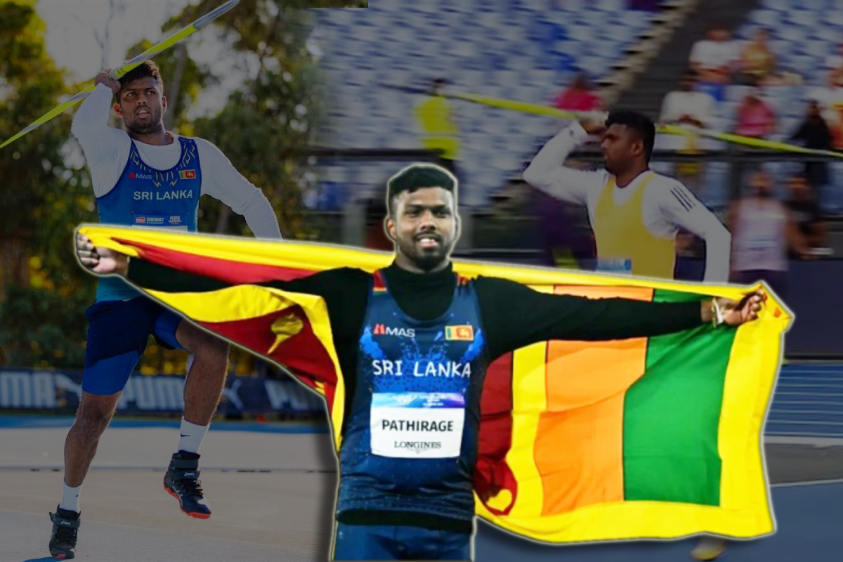 இலங்கையின் ஈட்டி வீச்சாளர் ருமேஷ் தரங்க காமன்வெல்த் கேம்ஸில் இருபது ஆண்டு வறட்சிக்குப் பிறகு தங்கம் வென்றார்