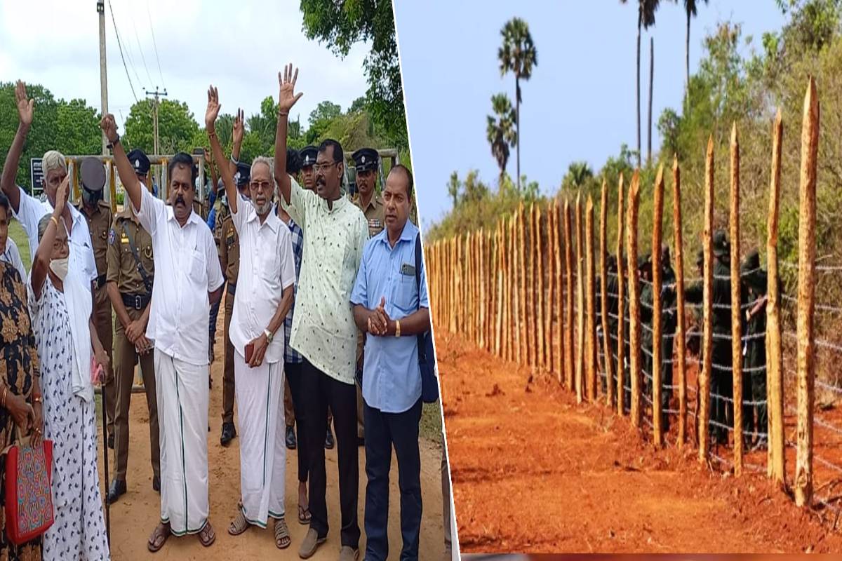 காணி சுவீகரிப்பிற்கு எதிர்ப்பு தெரிவித்து தமிழர் பகுதிகளில் வெடிக்கும் தொடர் போராட்டம்