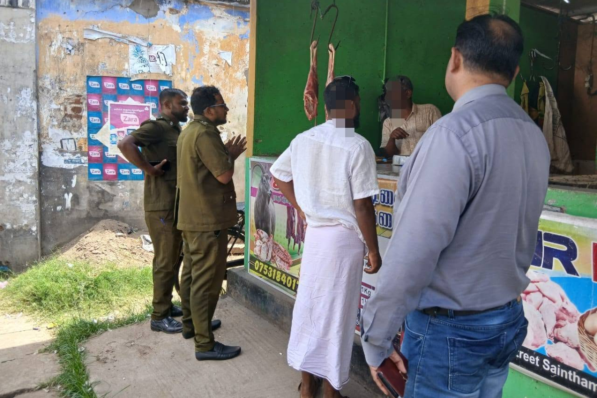 சைந்தமருடு வில் உணவு வளர்ச்சி மையங்களில் சுகாதார ஆய்வுகள் நடத்தப்பட்டுள்ளன