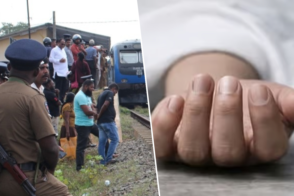 வெயாங்கோடா அளவிடும் குறுக்குவழியில் ரயிலில் மோதிய மனிதன் இறந்துவிட்டான்