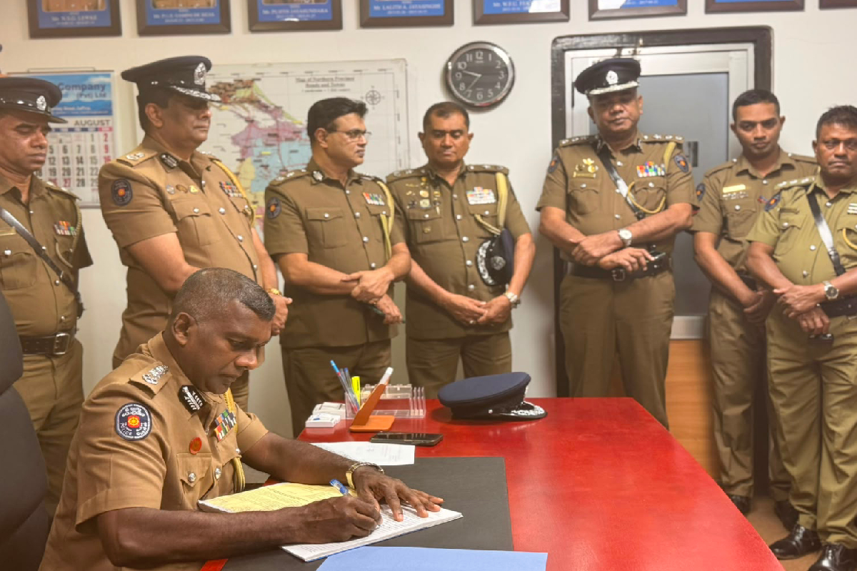 தைனஸ் கருணனாயக்க வடக்கு மாகாணத்தின் மூத்த பகிரண்டு ஆய்வாளர் பொறுப்பை ஏற்றுக்கொண்டார்