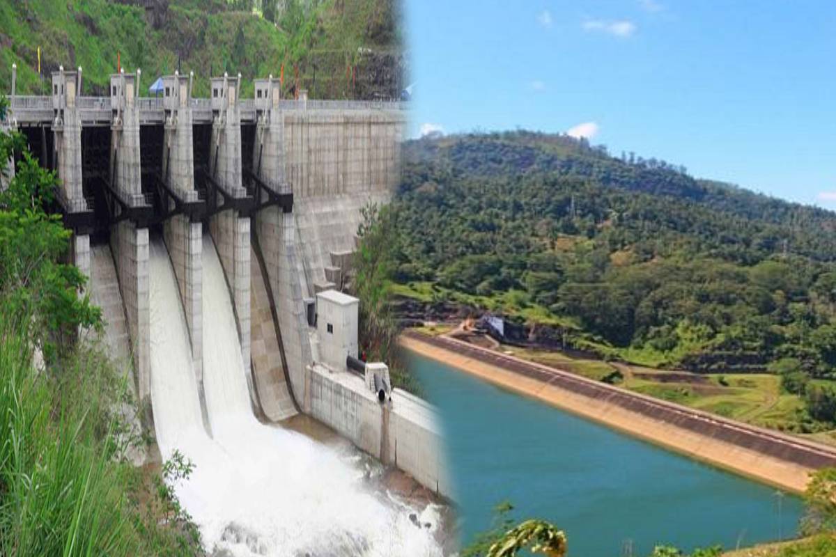 கோత்மலെ நீர்த்தேக்க வாயிற்படிப்புக் கதவுகள் நீர்மட்டம் உயரும்போது திறக்கப்பட்டன