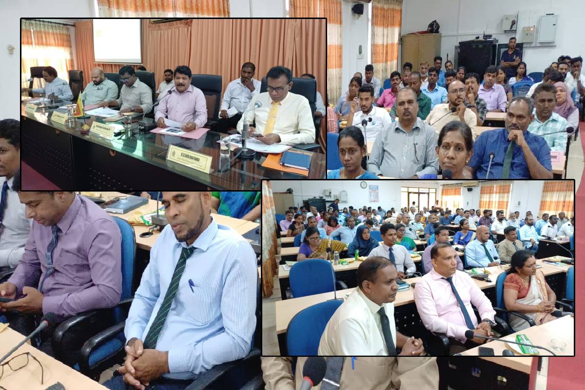 இலங்கை மீன்வளத்துறை அமைச்சர் மாதரா மாவட்ட கடல்சார் சிக்கல்களில் கூட்டம்召集