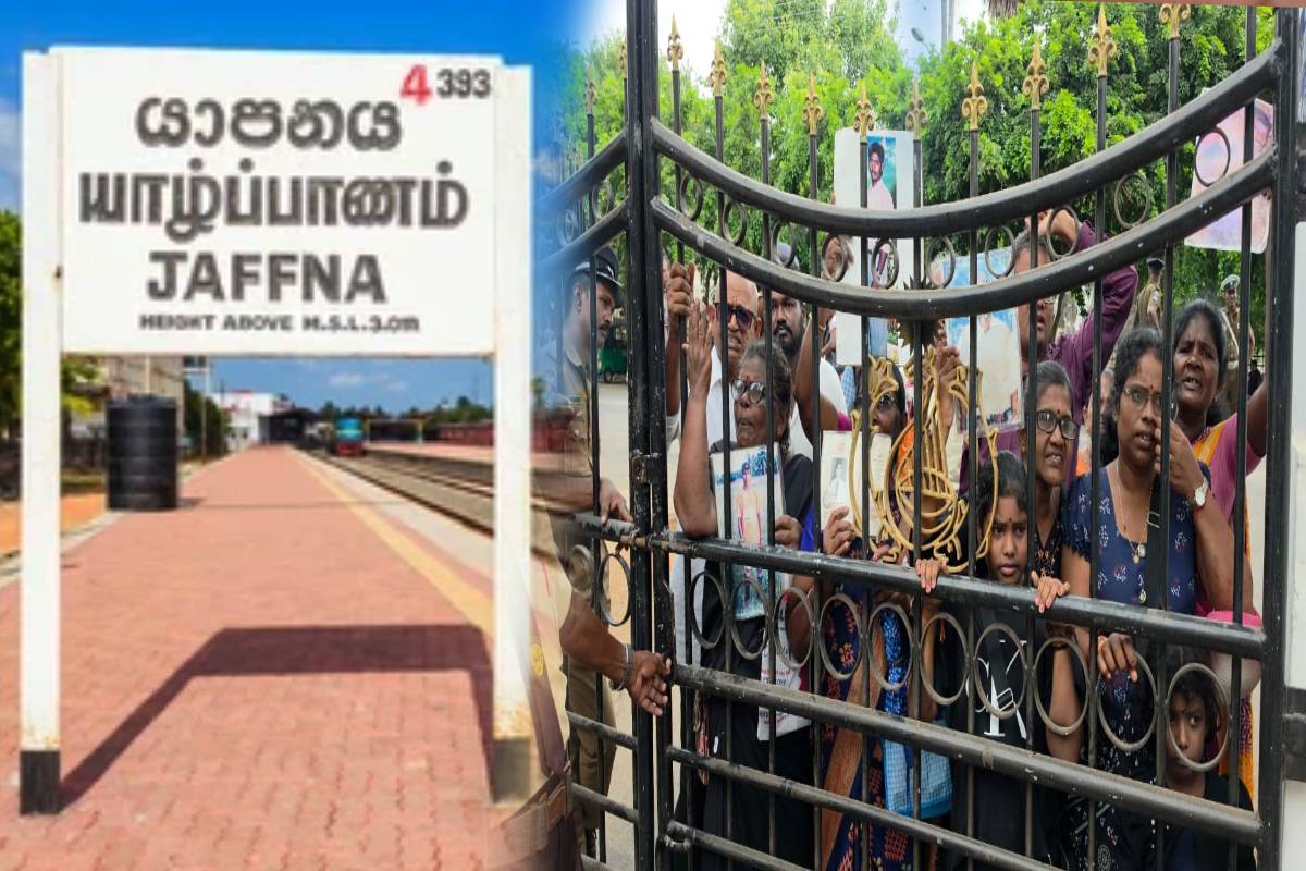 யாழ்ப்பாண மாவட்டத்தில் காணாமல் போன நபர்களின் குடும்பங்கள் போராட்டம்