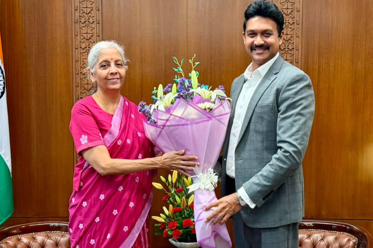 இந்திய நிதியமைச்சரை சந்தித்த செந்தில் தொண்டமான்
