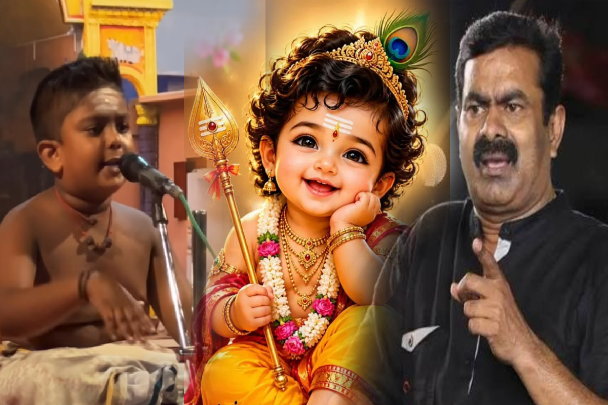 குழந்தையின் மதசார்ந்த உரை சமூக ஊடகத்தில் வைரல் ஆனது