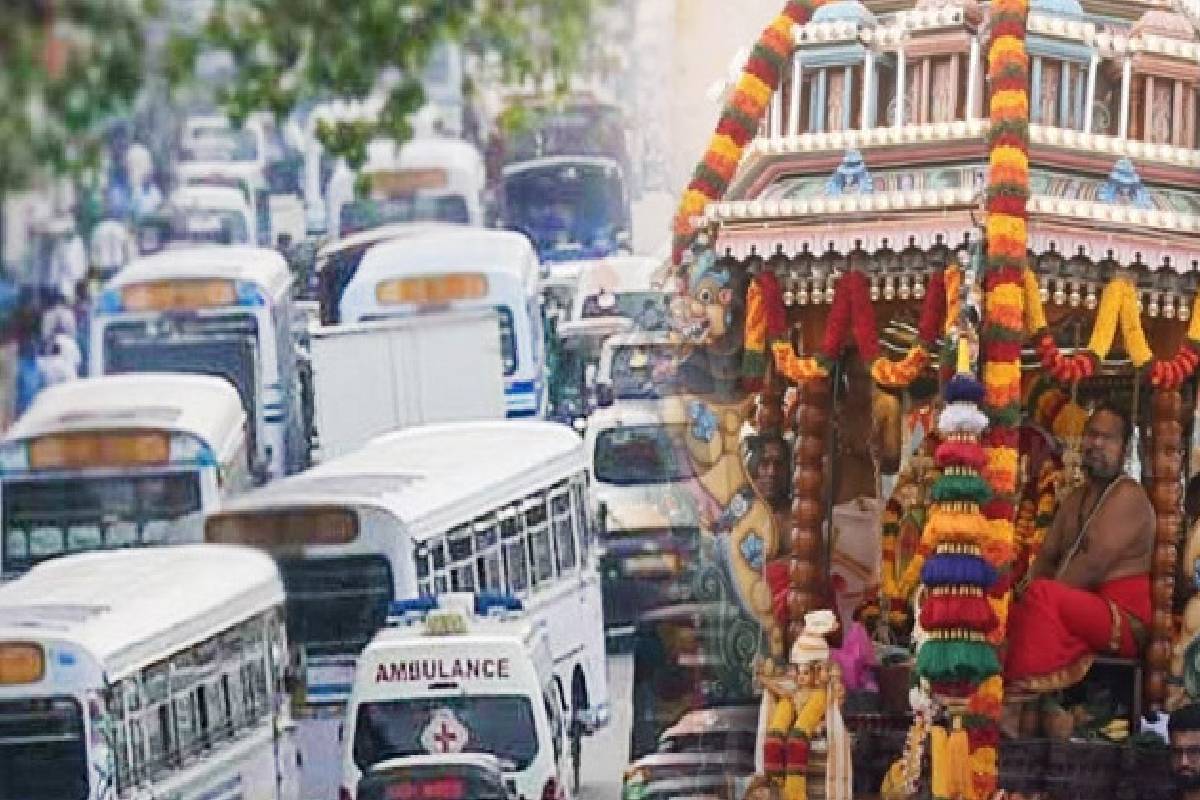 ஆதிவேலாள் தேர் திருவிழா காலத்தில் கொழும்பில் போக்குவரத்து தடையுண்டாகும்