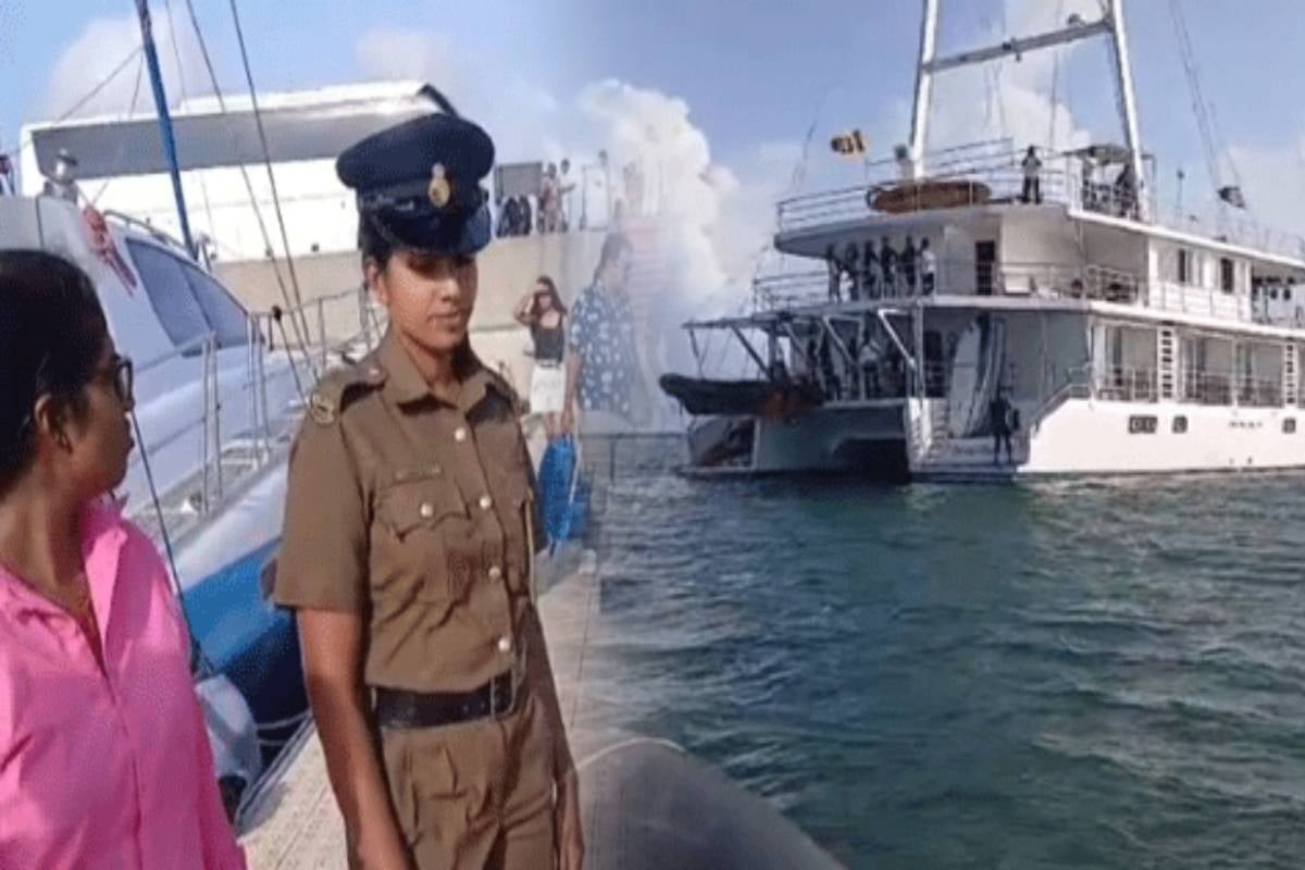 கொலம்போ து港் சிட்டியில் বিলাসবহুল படகு পার্টি விசாரணை; অননुमत மद्य விक्रয়ের জন्य तीन गिरफ़्तार