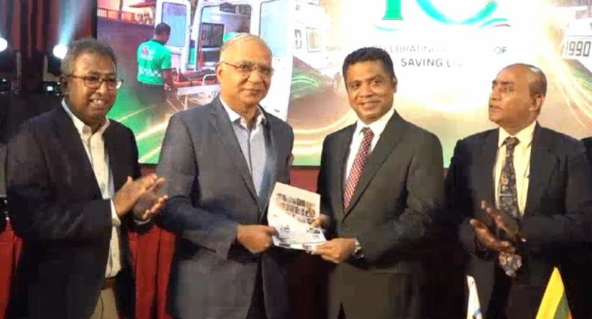 1990 Suwa Seriya Ambulance Service Marks 10 Years of Emergency Response Operations