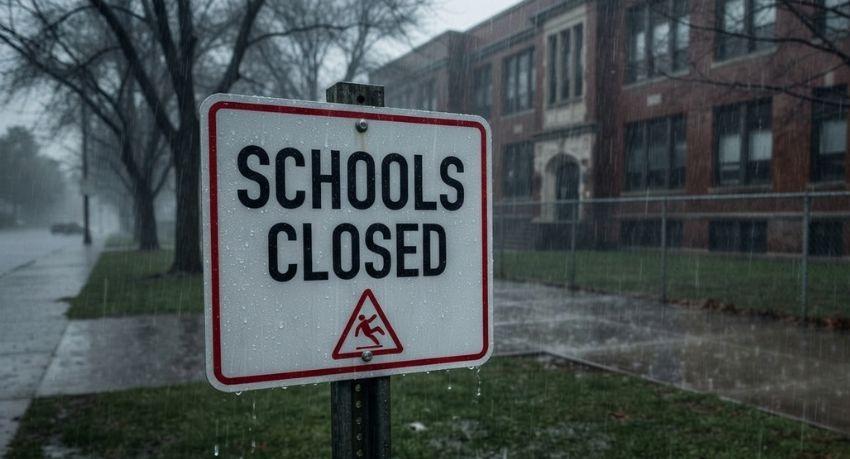 Schools Closed in Kandy and Nuwara Eliya Due to Heavy Rainfall