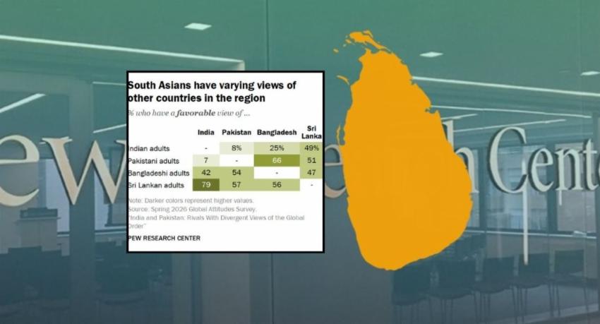 Sri Lanka Ranked Most Favorably Viewed Nation in South Asia, Says Pew Study