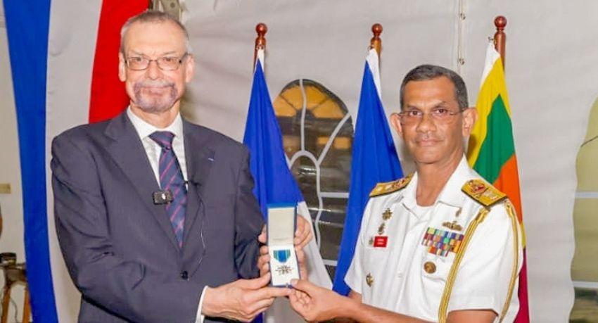 Rear Admiral Dammika Kumara Awarded French Maritime Honour