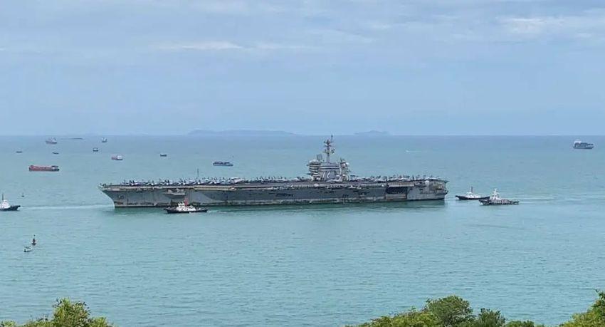 USS Abraham Lincoln Docks in Thailand After Extended Middle East Deployment