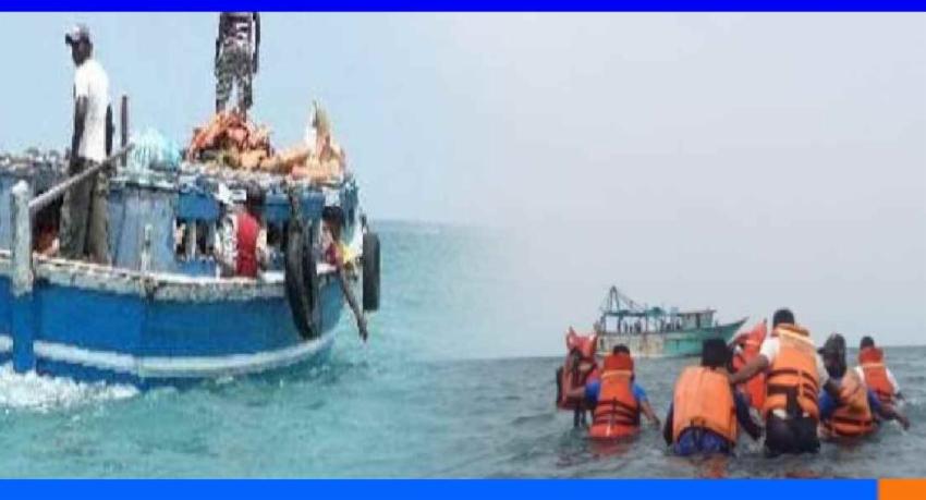 நைனாதിவுவிற்கு அருகே படகு覆ന്നപ്പോൾ പത്തുപേർ രക്ഷപ്പെട്ടു