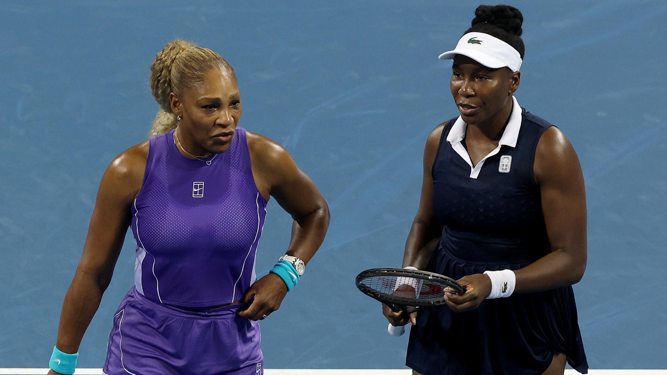 Williams Sisters Lose Cincinnati Doubles Return After Four-Year Break