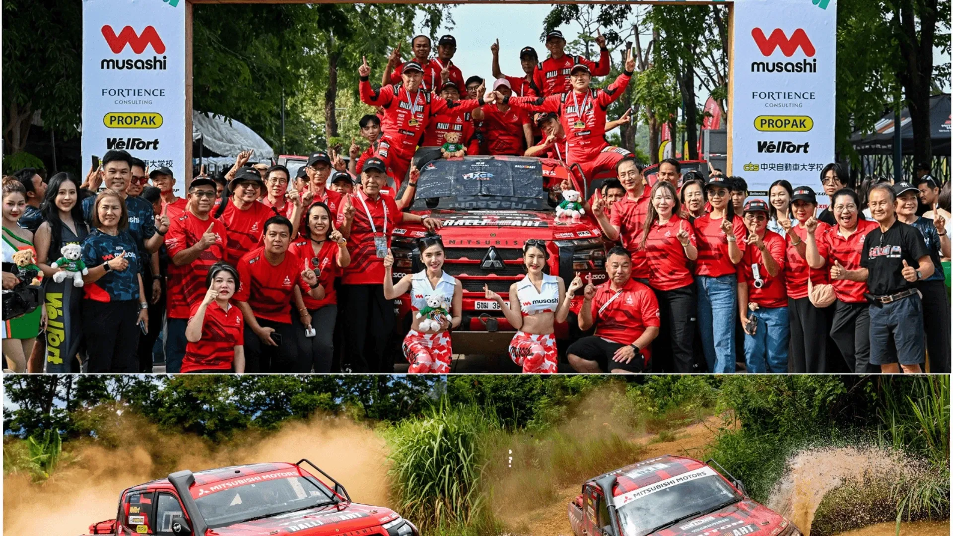 Mitsubishi Triton Secures Second Consecutive Asia Cross Country Rally Victory