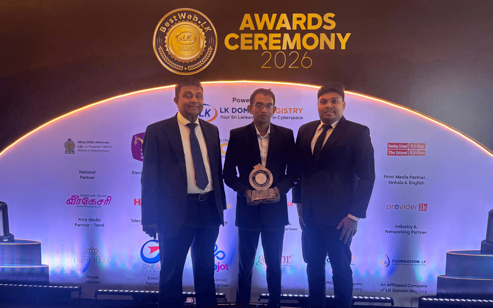 OneDriver.lk Wins Silver Award for Automotive Website at BestWeb.LK 2026