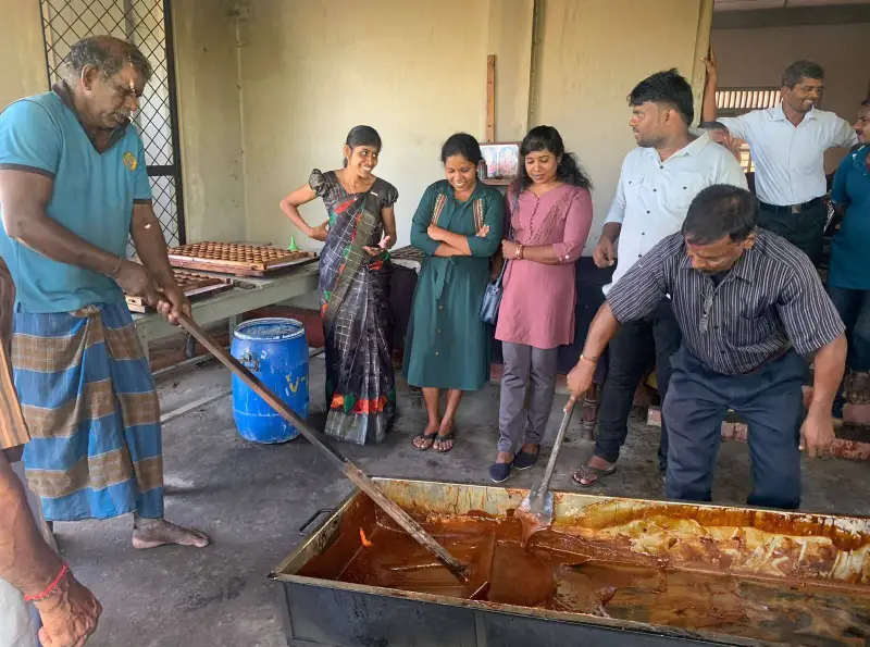 பசிக்குடாவில் பனை வெல்லம் உற்பादन பயிற்சி நிலையம் நடைபெற்றது