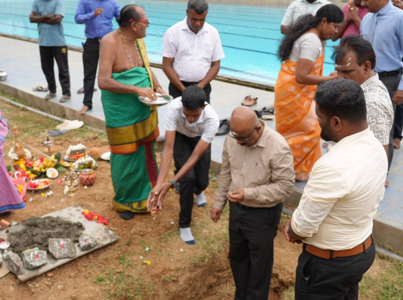 யாழ்ப்பாணம் நீச்சல் வளாகப் புनரமைப்பின் இரண்டாம் கட்டத்திற்கு அடிக்கல் நாட்டப்பட்டது