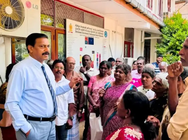 பலாலி விமான நிலைய அபிவிருத்தித் திட்டத்திற்காக சுவீகரிகப்பட்ட காணிக்கான நட்டஈடு வழங்குதல் தொடர்பான கூட்டம்