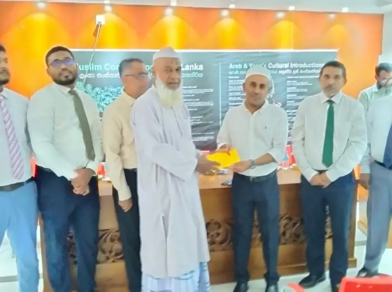 சமீபத்திய பேரிடர்களால் பாதிக்கப்பட்ட மசூதிகளுக்கு நிதி உதவி வழங்கப்பட்டது