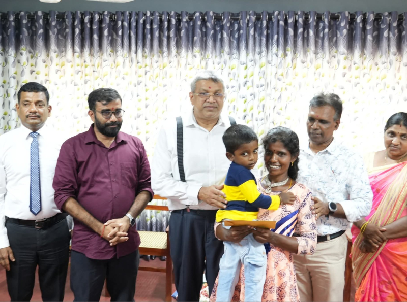 கிளிநොච்சியில் முன்னாள் ஆதரவற்ற இல்ல வாসிகளுக்கு வீட்டுவசதி உதவி வழங்கப்பட்டது