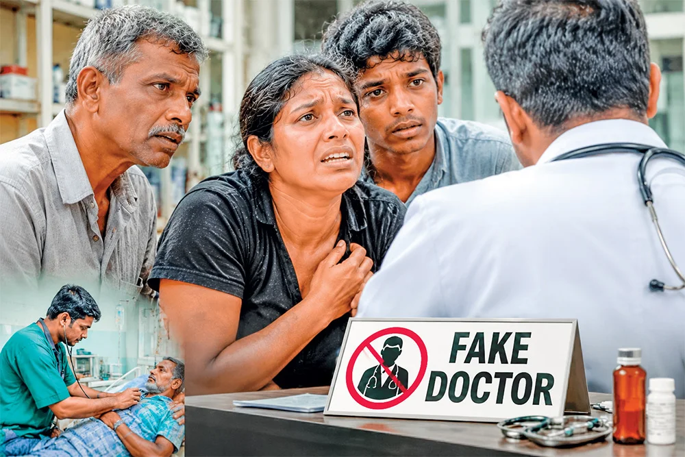 ලෙඩා මළත් බඩ සුද්ද වෙන්න බෙහෙත් දෙන හොර දොස්තරවරු