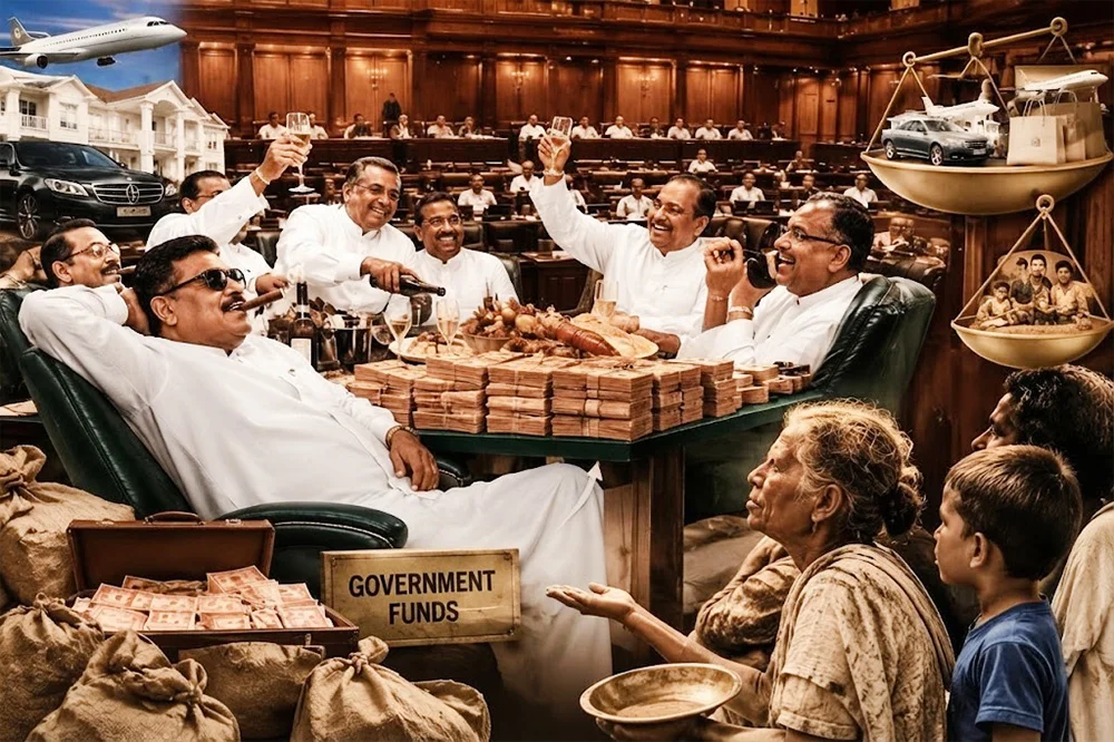 ගෙවුණු අවුරුදු දෙකකට පාර්ලිමේන්තුවේ වියදම්…ඉතින් රට බංකොළොත් නොවී තිබුණොතින් තමයි පුදුමෙ