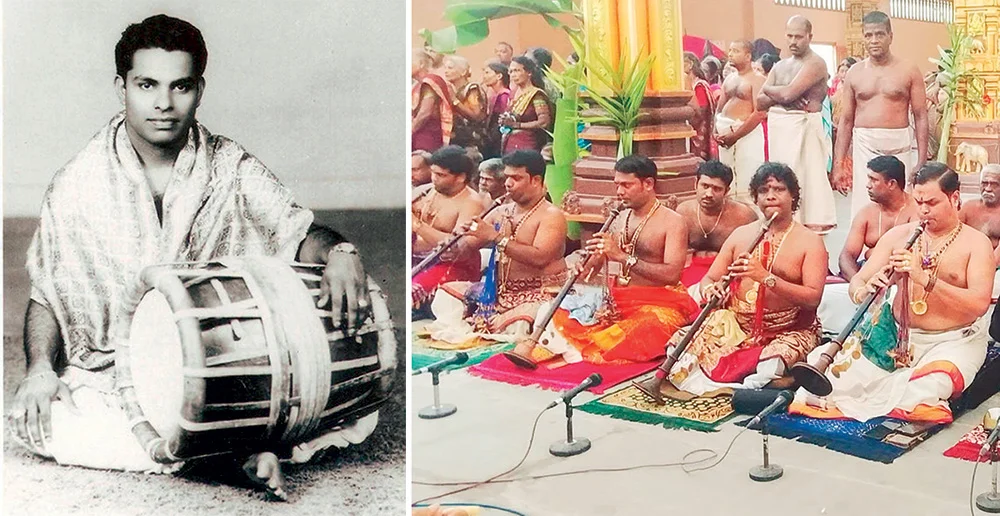 සංගීතයේ නාද පූජාව යාපනයේ අසමසම තවිල්-නාදස්වර ගන්ධර්වයෝ