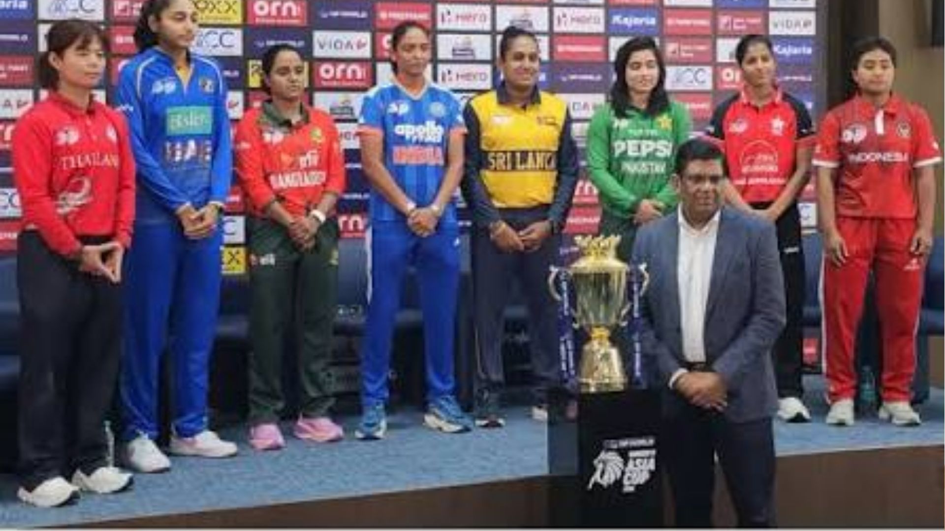 කාන්තා ආසියානු කුසලාන විස්සයි විස්ස තරගාවලියේ ශ්රී ලංකා පළමු තරගය අද