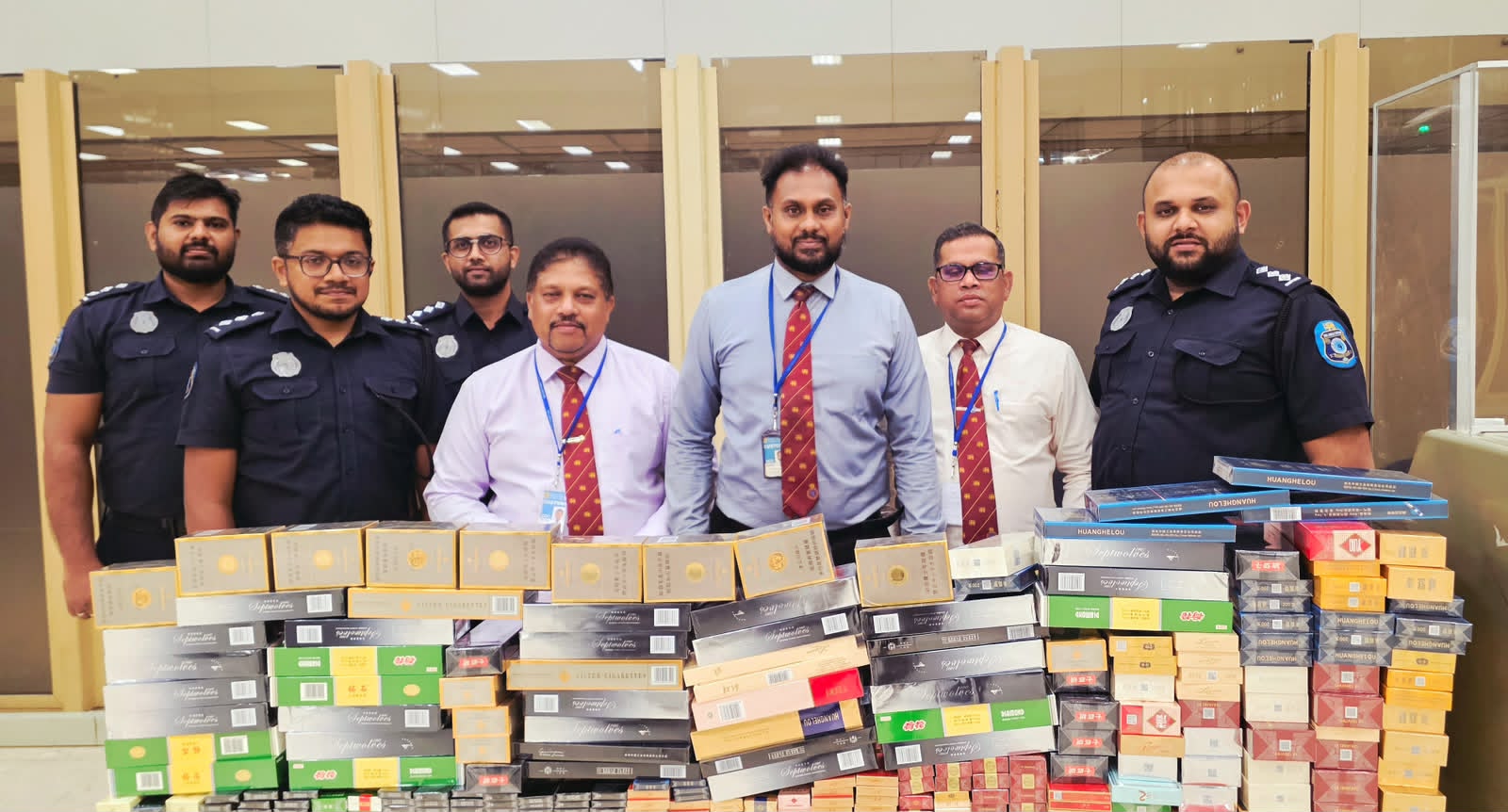 Foreign passenger caught with over 40,000 cigarettes at BIA