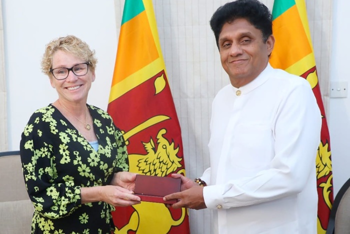 Opposition Leader Sajith Meets US House Delegation in Colombo