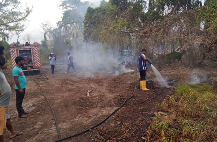 Firefighting Operations Ongoing at Anawilundawa Ramsar Sanctuary