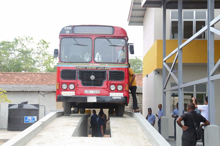 Pettah Central Bus Stand Opens Upgraded Engineering Division