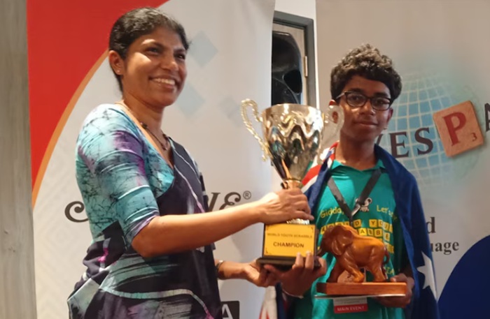 Sri Lankan-origin teenager claims World Youth Scrabble Championship title for Australia