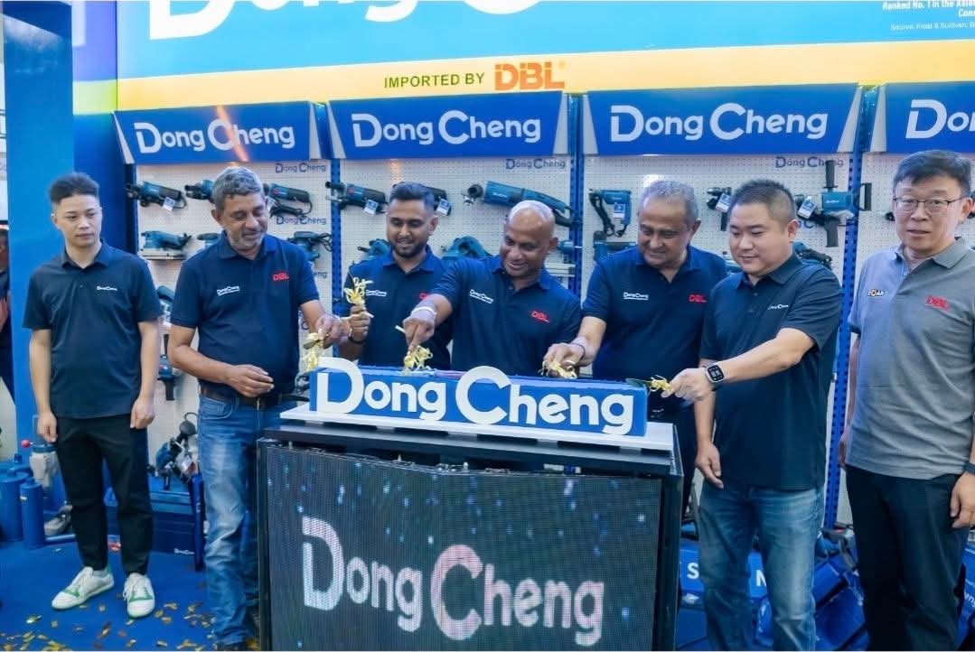 Former Cricket Captain Jayasuriya Launches Dongcheng Hand Tools Range in Sri Lanka
