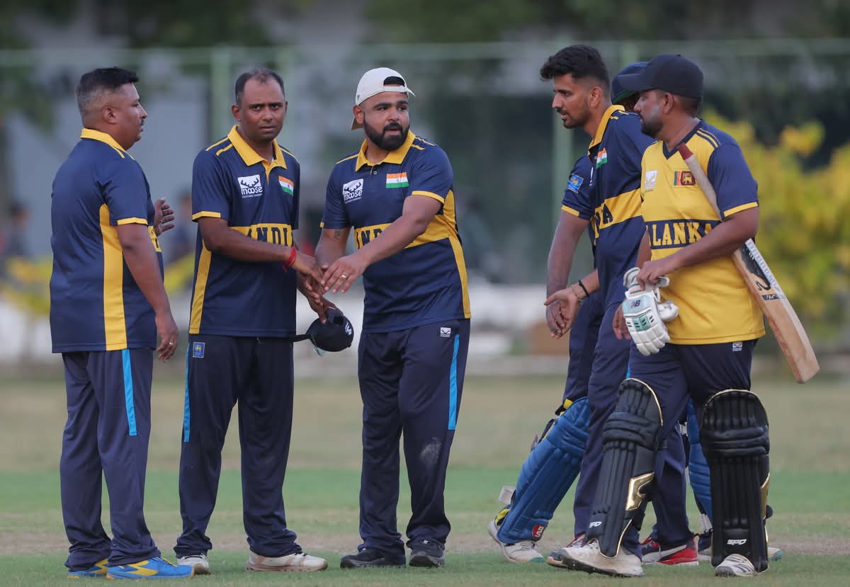 Sri Lanka Media XI Defeats India Media XI in Friendly Cricket Match