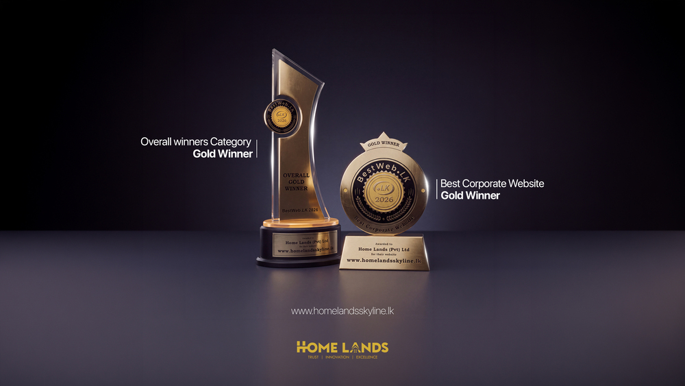 Home Lands Skyline Wins Dual Gold Awards at BestWeb.LK Awards 2026
