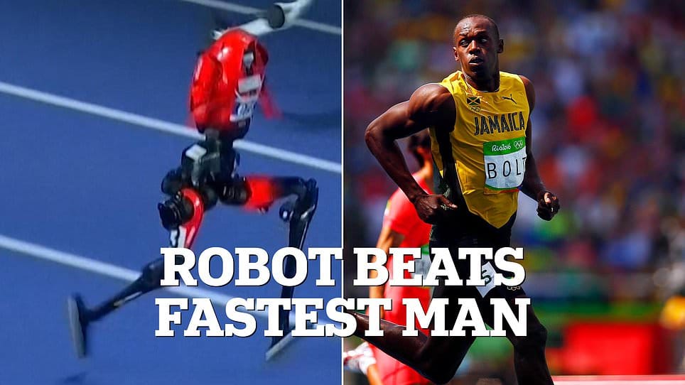 Chinese-Developed Robots Surpass Usain Bolt's 100-Metre Sprint Record